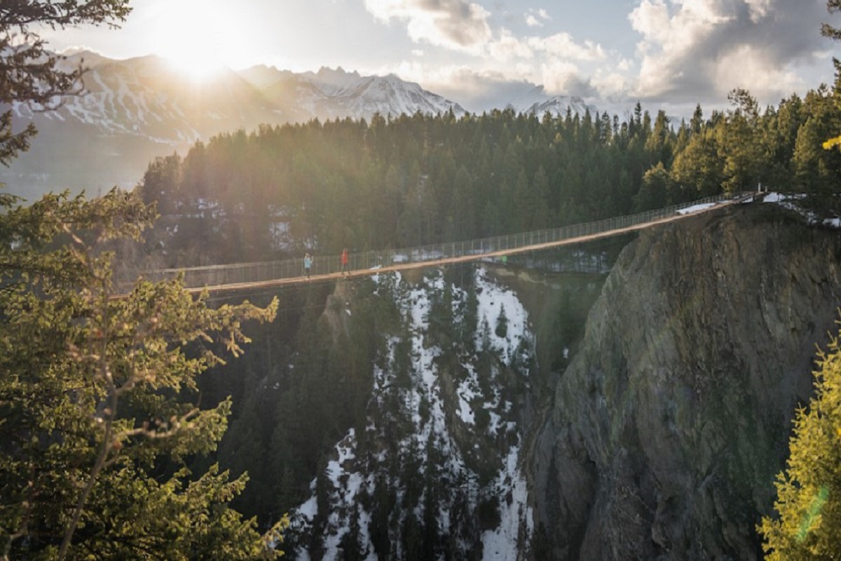 افتتاح بلندترین پل معلق کانادا در بریتیش کلمبیا